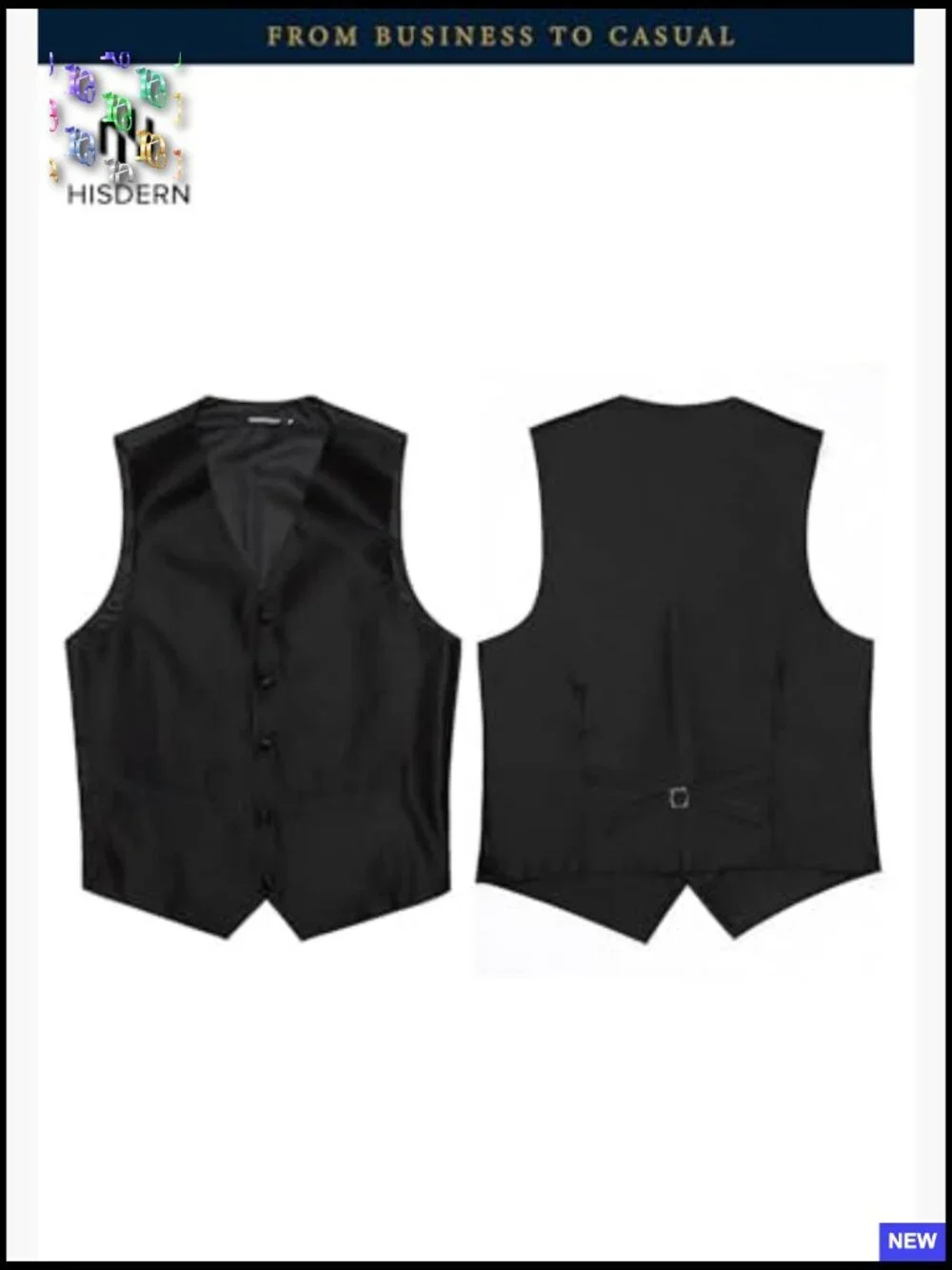 Slim Fit Jacquard Vest Set Formal Elegant Wedding Prom Party Wear